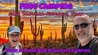 Free Camping: Pump Station Road Dispersed Camping Review- Marana, Arizona - Boondocking