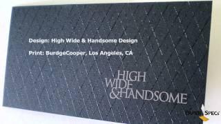 Paper Inspiration #29: High Wide & Handsome