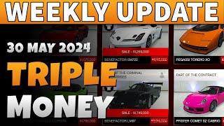 GTA 5 Triple Money This Week | GTA ONLINE WEEKLY UPDATE (-40% Terrorbyte Discount)