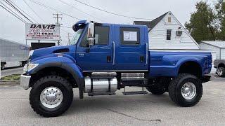 Huge 2005 International CXT 7300 4X4 Monster Truck "WORLD'S BIGGEST LARGEST PRODUCTION PICK UP" WOW!