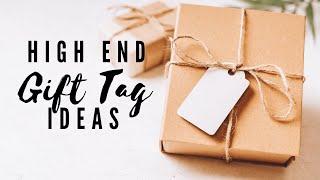 Grab Wooden Gift Tags from HOBBY LOBBY and Make These! High End GIFT TAGS Ideas
