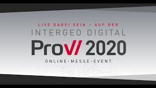 ProVI auf der INTERGEO Digital 2020