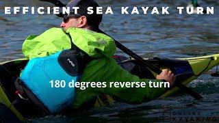 Fast Sea Kayak Turn - Turning a Sea kayak 180 degrees efficiently