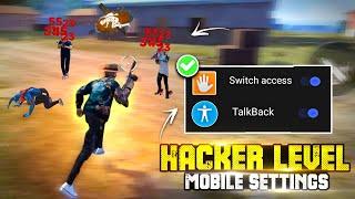 Hacker Level Mobile Settings | Auto Headshot Setting | Free Fire Headshot Setting | Headshot Setting