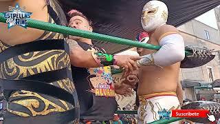 Místico/Atlantis/Máscara Jr vs Cuervo/Máximo/Fuerza Guerrera