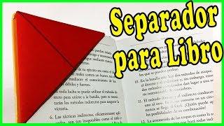 Como hacer separador para Libro (Origami fácil)| Leizer Tutos