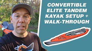 Advanced Elements AdvancedFrame Convertible Tandem Inflatable Kayak - In Depth Walkthrough and Setup