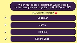 Rajasthan Quiz | 50 Questions | Rajasthan General Knowledge Quiz | Indian States Quiz