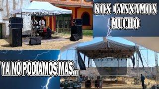 INSTALAMOS DOS EQUIPOS DE AUDIO Y LA FIESTA TERMINO HASTA AMANECER!!!