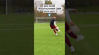 WAS DEINE TRIKOTNUMMER ÜBER DICH SAGT! #6 ️ #fussball #tipps #tricks #tutorial #shorts