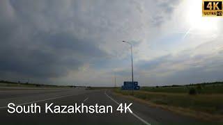 South Kazakhstan A2 Road 4K - Scenic Video - Taraz-Shymkent | Тараз-Шымкент-Туркестан - Трасса А2