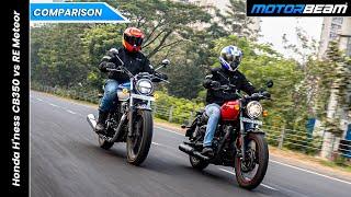 Battle Of The Modern Classics - RE Meteor vs Honda H'ness CB350 | MotorBeam