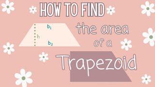 AREA OF A TRAPEZOID IN 3 STEPS!  // 6TH GRADE COMMON CORE MATH