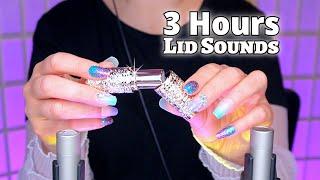 ASMR Pure Lid Sounds Compilation For Sleep & Tingles  3hrs 🫠 (No Talking)