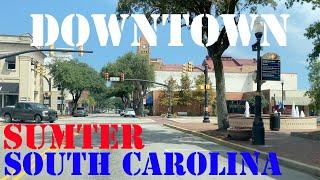 Sumter - South Carolina - 4K Downtown Drive