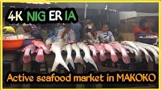 Makoko seafood market