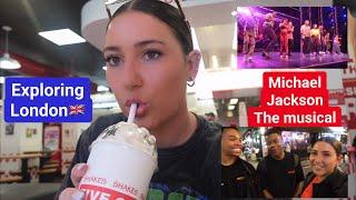 I LOVE UK FOOD + I SAW MJ THE MUSICAL | TRAVEL VLOG