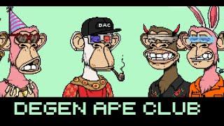 Degen Ape Club SOLD OUT In LESS than 10 Hours!   [CRYPTOAUDIKING]