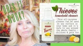 YOUNG LIVING THIEVES HOUSEHOLD CLEANER | REVIEW | NATURAL CLEANING PRODUCTS | NON-TOXIC CLEANER