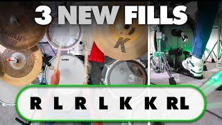 3 Must-Known Fills for intermediate drummers | Drum Lesson