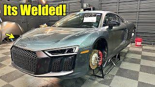 We Completely Rebuilt The AUDI R8 FRONT END!