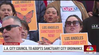 Los Angeles one step closer to officially becoming sanctuary city