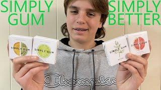 Unboxing And Tasting Every Flavor Of Simply Gum!