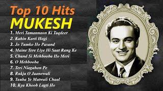 Hits of MUKESH I Top 10 Evergreen Old Hindi Songs I Bollywood Hits #Mukesh