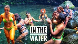 WET FETE AT A HIDDEN WATERFALLS ST. VINCENT || #vincysoca2022