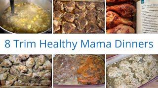 8 Trim Healthy Mama FAMILY meals! FAVORITE MEALS | Big family | Easy Dinners