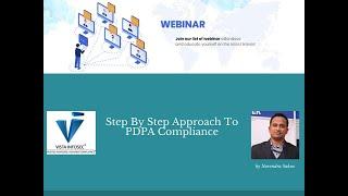 Webinar On Step By Step Approach To PDPA Compliance | Personal Data Protection Act | Data Compliance
