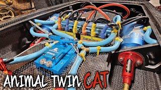 100+ mph Out the Box! Oxidean Animal Twin Cat Review & Unboxing 200a Esc, 4082 2200kv 6s Fe Rc Boat