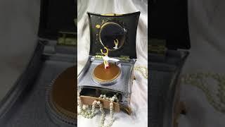 Комод - музыкальная шкатулка с танцующей балериной с зеркалом для макияжа