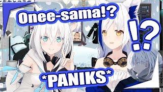 Aomiya Yozuri lost her mind when Fubuki onee-sama visits【Vtuber EngSub】