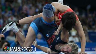 USA's Helen Maroulis loses 57kg semi to Japan's Sakurai Tsugumi at Paris Olympics | NBC Sports