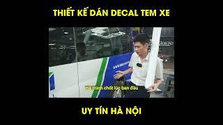 Thiết kế dán quảng cáo trên xe ô tô uy tín tại Hà Nội