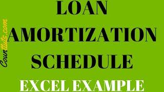 Loan Amortization Schedule | Explained with Examples EXCEL