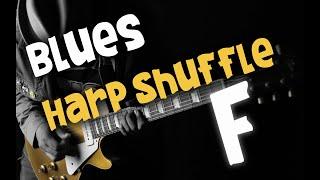 Blues Backing Track Jam - Chicago blues - Ice B. - Blues Harp Shuffle in F