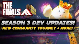 THE FINALS - DEV Updates & NEW Community Tournament! | Hidden Details + MORE