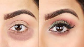 डार्क सर्कल्स कैसे कवर करें  How To Cover Dark Circles and Hide Pigmentation Using Color Corrector