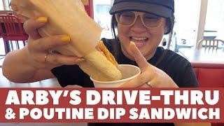 Arby's Drive-Thru + Poutine Dip Sandwich Experience - Ep. 46 - Lindork Does Life