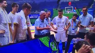 Svetislav Pesic tajm aut Srbija - Italija daj nemoj zajebavate - World Basketball