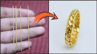 24K Gold Twisted Ring Making | Jewellery Making | How it's Made - Gold Smith Jack