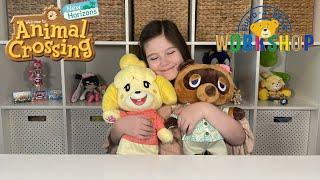 Tom Nook and Isabelle Plush Animal Crossing New Horizons Build-A-Bear Workshop  | inJoy with Violet