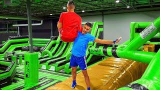 WWE MOVES AT THE INFLATABLE PARK (Full Movie)