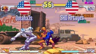 FT5 @sfiii3nr1: Omaha3s (US) vs SHD Artayes (US) [SF III 3rd Strike sfiii sf3 Fightcade] Jan 10