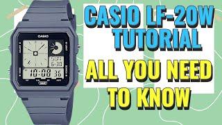 Casio LF-20W Module 3551 Tutorial