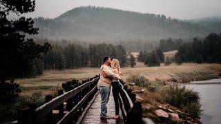 Rainy Manitou Lake Engagement | Cole & Mel