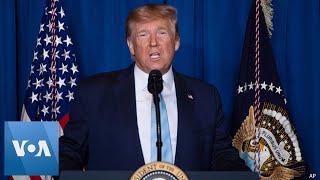 US President Donald Trump Delivers Remarks Following Soleimani Killing