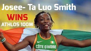 Sky's Open for Marie Josee-Ta Lou Smith to WINS maiden ATHLOS Women 100m. #athletics #usa welldone